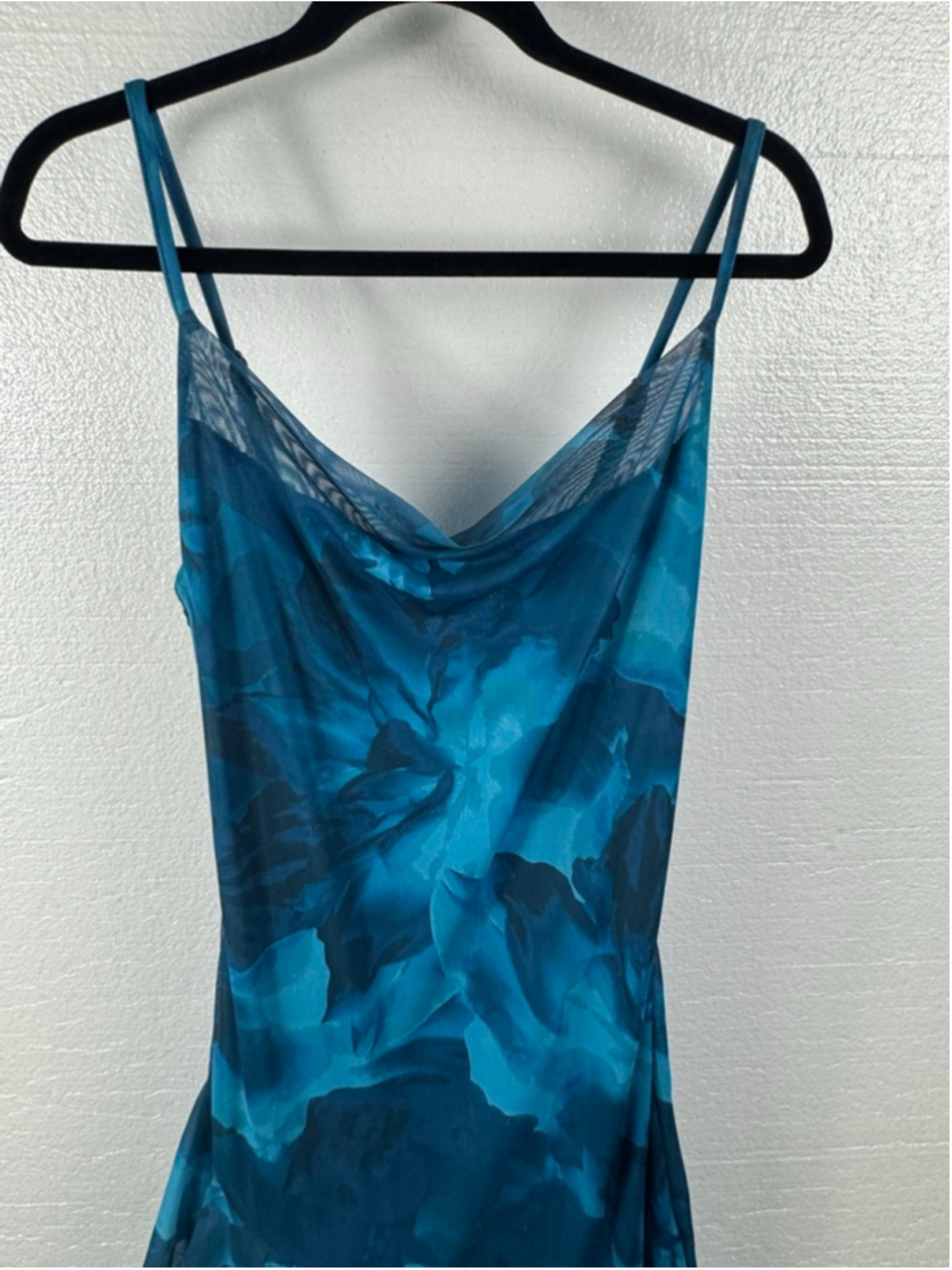 PrettyGarden Floral Beach Sundress Spaghetti Strap Tiered Maxi Dress size Medium - Picture 14 of 14
